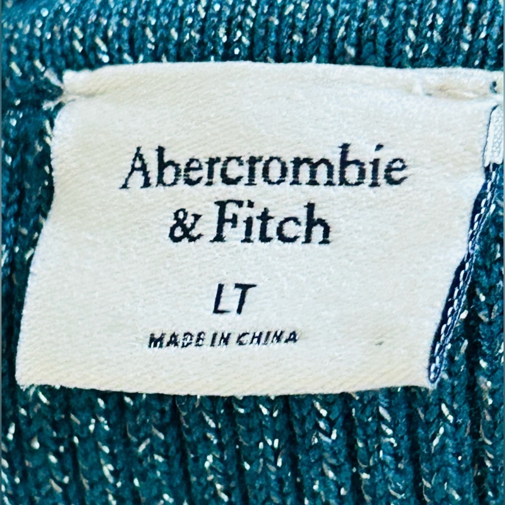 Abercrombie & Fitch Elegant Teal Long Sleeve Dress - Picture 3 of 12